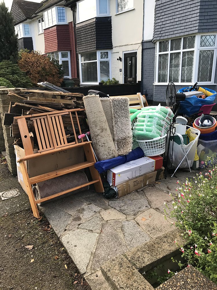 Front-garden clear-out